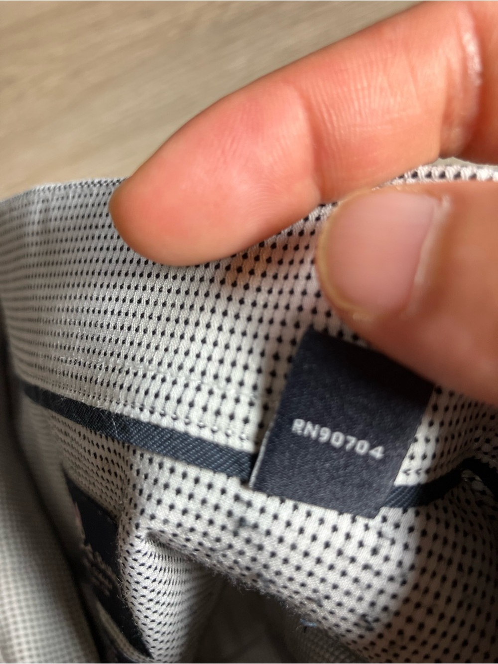 Psycho Bunny Men's Dress Shirt 16.5 32/33 Grey White Microcheck Stretch Modern F - Picture 6 of 7